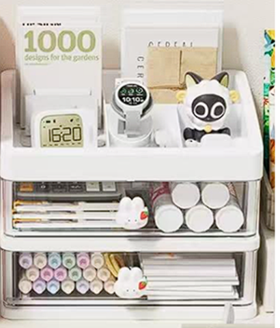 Imagen de Organizador para escritorio o Cosméticos  3 niveles