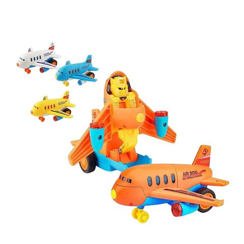 Imagen de Avion-robot C/U-13x13,5x7cm. 4 colores