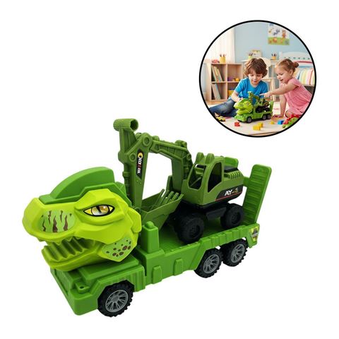 Imagen de Camion cocodrilo con pala de excavacion-en bolsa-27x13x9cm.