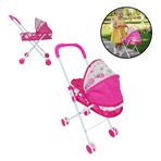 Imagen de Cochecito moises para muñeca en bolsa-47x25cm.