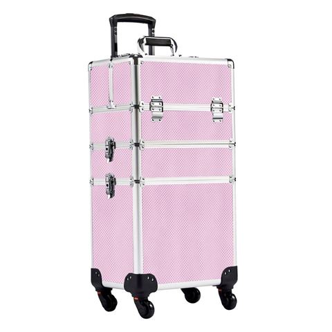 Imagen de Maleta maquilladora-peluquera-4ruedas-asa extensible