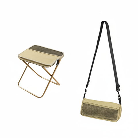 Imagen de Banqueta plegable con bolso para transportar-soporta 120 kg.