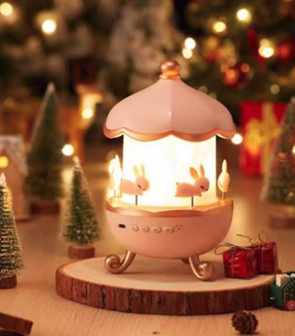 Imagen de Lampara proyector Carrusel USB - Lampara veladora