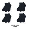 Imagen de Medias lisas negras X 12 pares