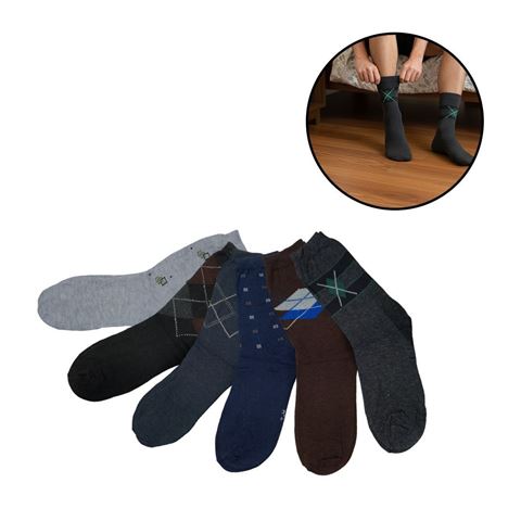 Imagen de Medias hombre x 12  pares - Colores SURTIDOS.