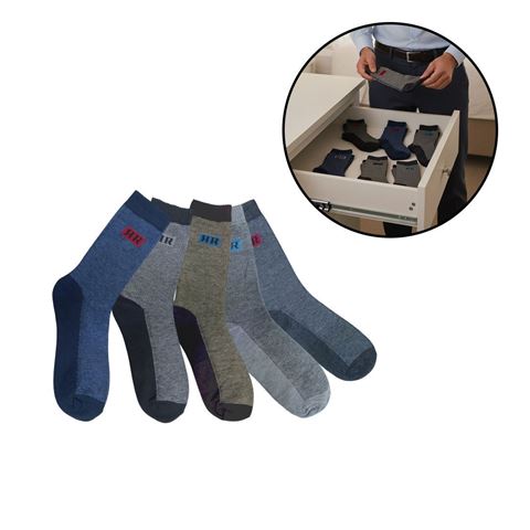 Imagen de Medias hombre x 12  pares - Colores SURTIDOS.