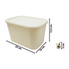 Imagen de Caja Organizadora en plástico Con tapa - 1 Caja de 24x 16x 14.5 cm