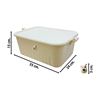 Imagen de Caja Organizadora en plástico Con tapa - 1 Caja de 35 x 24 x 14.5 cm