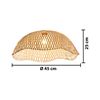 Imagen de Lampara  Pantalla de techo - Bamboo borde ondeado