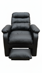 Imagen de Sillón reclinable con posapie - Sofá Poltrona 1 cuerpo