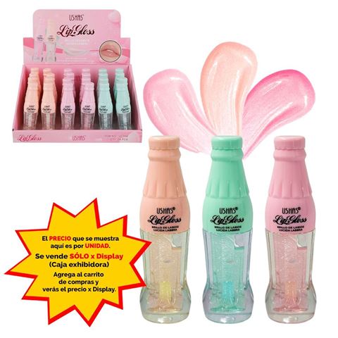 Imagen de Brillo labial Ushas botellita- UC140