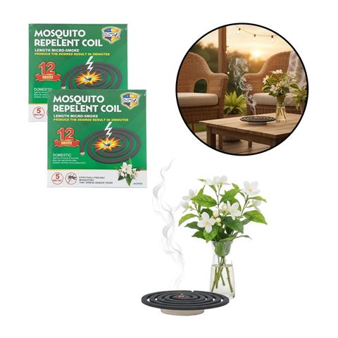 Imagen de Espirales para mosquitos-caja 14,5x14,5cm.