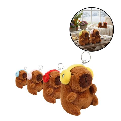 Imagen de Llavero capibara plush - Diseños SURTIDOS.