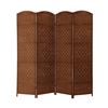 Imagen de Biombo separador de ratan 4 hojas