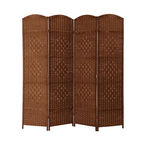Imagen de Biombo separador de ratan 4 hojas