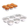 Imagen de Bandeja de aluminio desechable-2 pc-muffing/tartaletas-25,2x