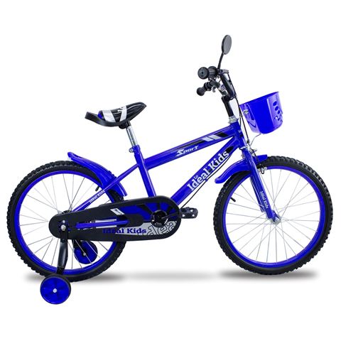 Imagen de Bicicleta Rodado 20 Con rueditas canasto caramañola espejo Lo Ideal