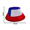 Imagen de Sombrero gorro Futbolero Rojo Blanco Azul