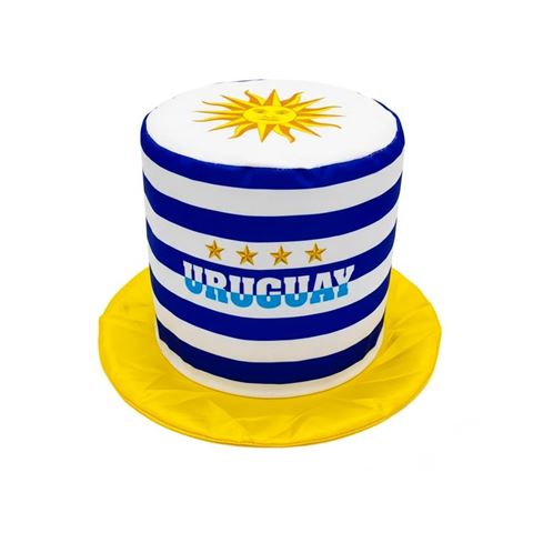 Imagen de Gorro Galera Uruguay Futbol Mundial Fiestas Cotillón