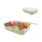 Imagen de Caja Organizadora en plástico Con tapa - 1 Caja de 35 x 24 x8 cm