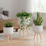 Imagen de Porta Macetas Set x 3 Piezas Decoración Hogar y Jardin