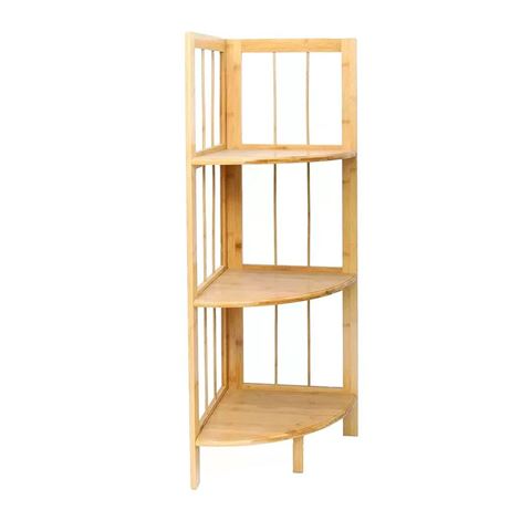 Imagen de Repisa en bambu tipo escalera 3 estantes - Esquinero