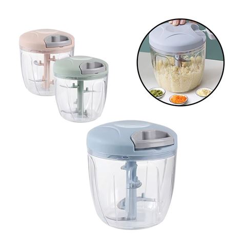 Imagen de Picadora manual Picadora vegetales Cuerda manual - Capacidad 900 ml