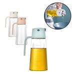 Imagen de Botella vidrio con asa y pico vertedor-630ml-en caja-3 color