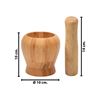 Imagen de Mortero bambu-9,5x9cm.