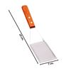 Imagen de Espatula metal para cocina mango madera