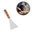 Imagen de Espatula metal para cocina mango madera-