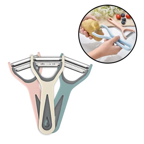 Imagen de Pelapapas multifuncion 16x7cm. - 3 colores