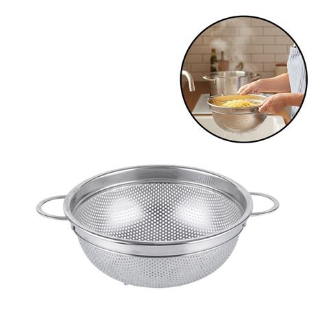 Imagen de Colador de acero inox. 26x11cm. con asas