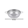 Imagen de Colador de acero inox. 26x11cm. con asas