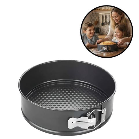Imagen de Asadera redonda con fondo desmontable-26x6cm.