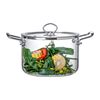 Imagen de Olla de vidrio borosilicato y acero inox-3,5lts. Resistente