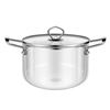Imagen de Olla de vidrio borosilicato y acero inox-4,5lts. Resistente
