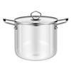 Imagen de Olla de vidrio borosilicato y acero inox-5,5lts. Resistente