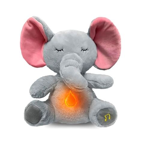 Imagen de Peluche Elefante - Peluche Interactivo Sensorial Respira Luz Musica