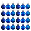 Imagen de Navidad bolas 6cm-caja por 24pc-azules-caja pvc