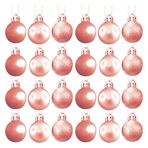 Imagen de Navidad bolas 6cm-caja por 24pc-rosa-dorado-caja pvc