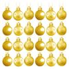 Imagen de Navidad bolas 6cm-caja por 24pc-dorado-caja pvc