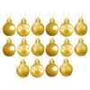 Imagen de Navidad bolas 6cm-caja por 16pc-dorado-caja pvc