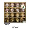 Imagen de Navidad bolas 6cm-caja por 16pc-rosa dorado-caja