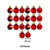 Imagen de Navidad bolas 5cm-caja por 20pc-rojo-caja
