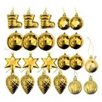 Imagen de Navidad chirimbolos surtidos-caja mica por 22pc-dorado