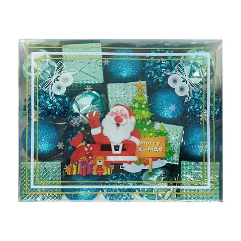 Imagen de Navidad chirimbolos 6cm surtidos-caja por 40pc-azul