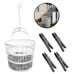 Imagen de Cesta con 50 palillos para ropa plasticos