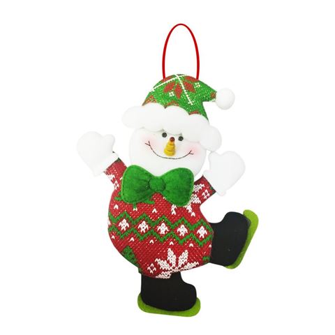 Imagen de Navidad adorno figura para colgar-18cm. 2 diseños-tela