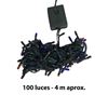 Imagen de Navidad 100 luces arroz multicolor- cable 4 mts verde